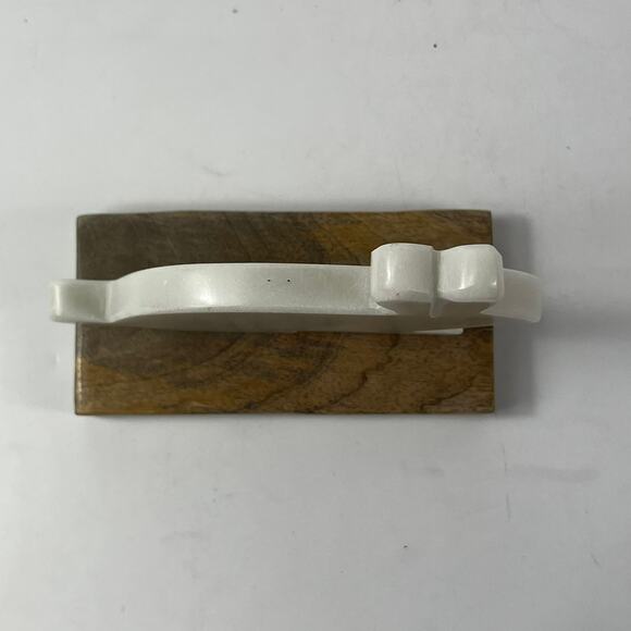 Carved Marble Bunny Rabbit Decor Shelf Desk Cabincore Easter Gift Home Display - Picture 5 of 11